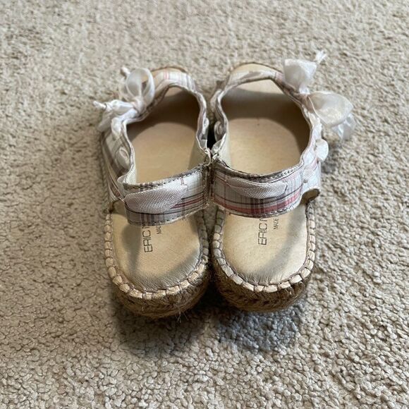 Eric Michael Silk Slingback Espadrilles Sz. 38/7.5 - Picture 3 of 6